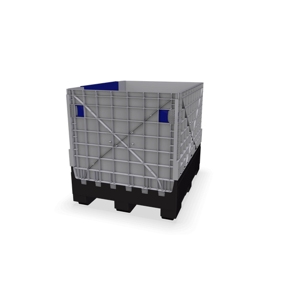 Budget Model Collapsible Plastic Box Pallet