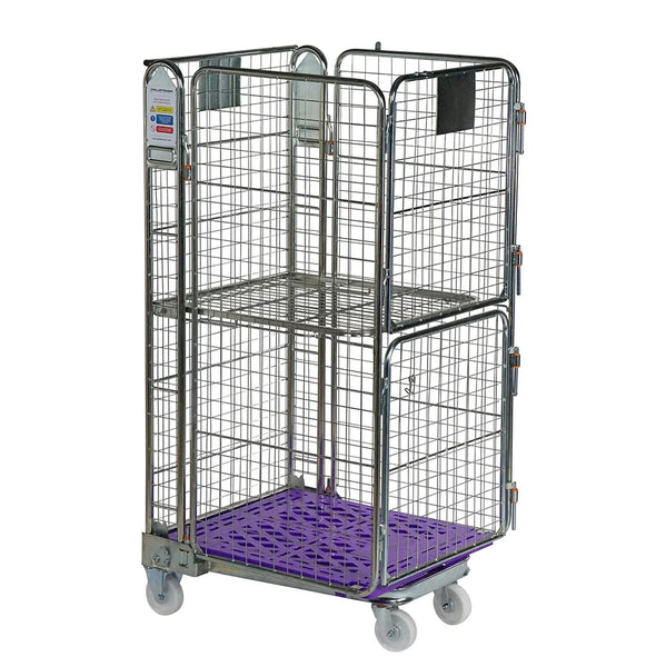 Four Sided Plastic Base Roll Pallet