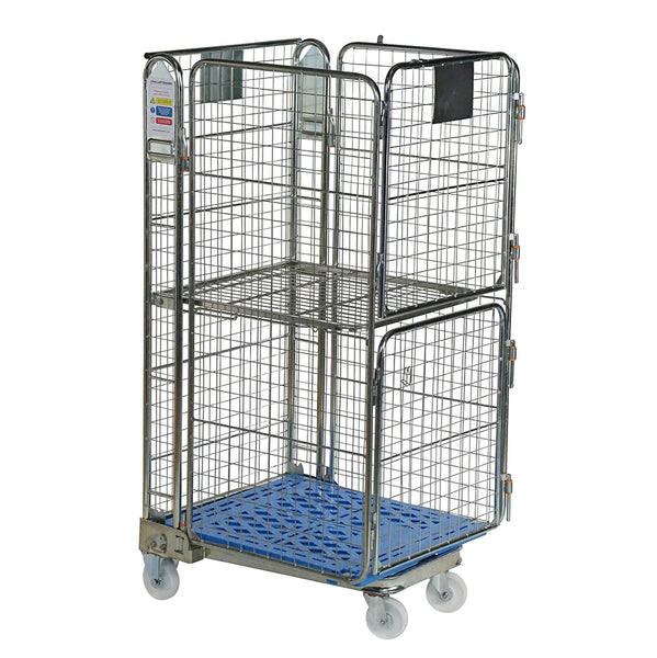 Four Sided Plastic Base Roll Pallet