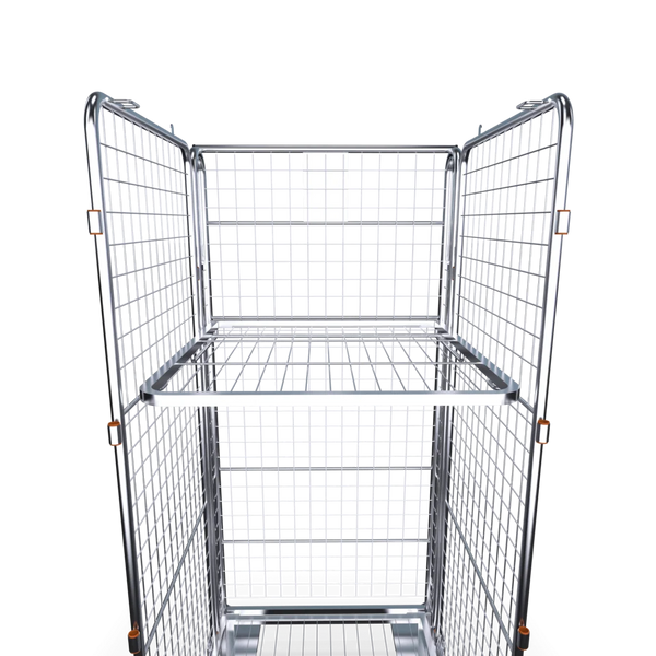 Four Sided Security Demountable Roll Cage with Lid